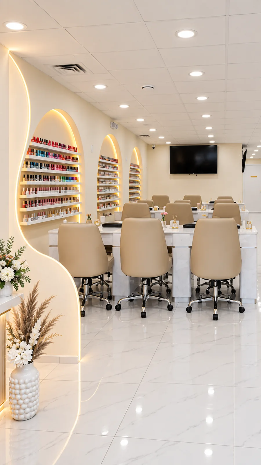 Room for every detail — ESTI Nails Studio manicure room